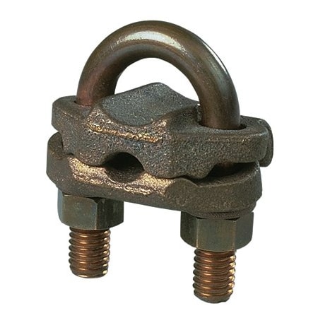 Panduit Bronze Grounding Clamp, U-Bolt, 2/0 SOL- GPL-58-1